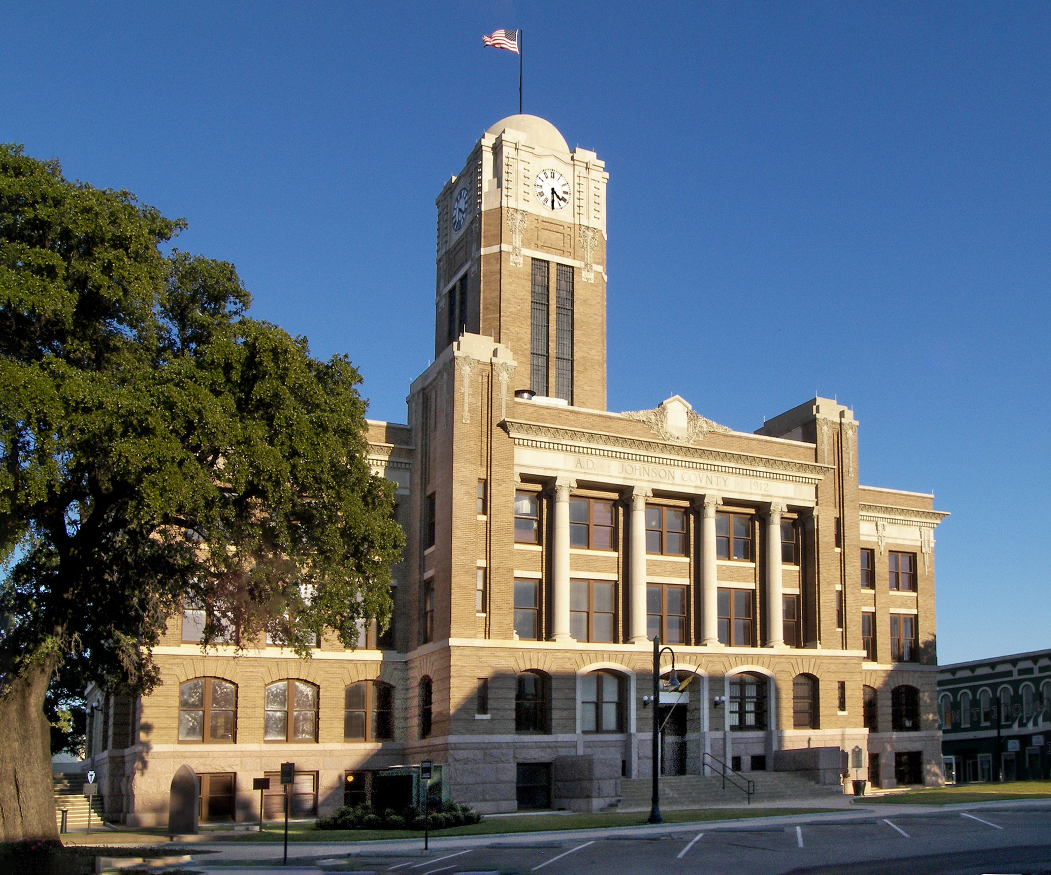 Johnson County Courthouse in Cleburne Tx